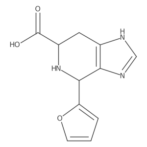 4-(2-Furyl)-4,5,6,7-tetrahydro-3H-imidazo[4,5-c]pyridine-6-carboxylic acid Structure