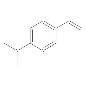 5-ethenyl-N,N-dimethylpyridin-2-amine结构式