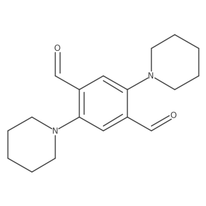 2,5-Di(piperidin-1-yl)terephthalaldehyde结构式