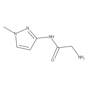 2-amino-N-(1-methyl-1H-pyrazol-3-yl)acetamide Structure