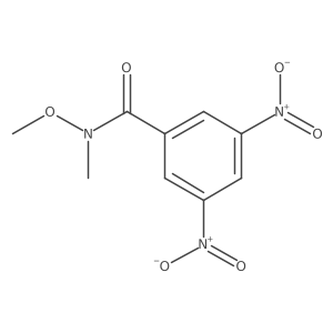 N-methoxy-N-methyl-3,5-dinitrobenzamide结构式