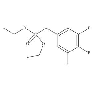 Diethyl 3,4,5-trifluorobenzylphosphonate结构式