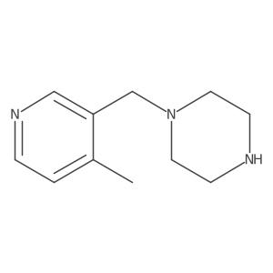 1-((4-Methoxypyridin-3-yl)methyl)piperazine结构式