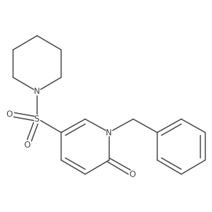 1-benzyl-5-(piperidin-1-ylsulfonyl)pyridin-2(1H)-one Structure