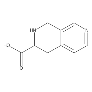 2,7-Naphthyridine-3-carboxylic acid, 1,2,3,4-tetrahydro-结构式