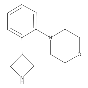 4-[2-(Azetidin-3-yl)phenyl]morpholine结构式