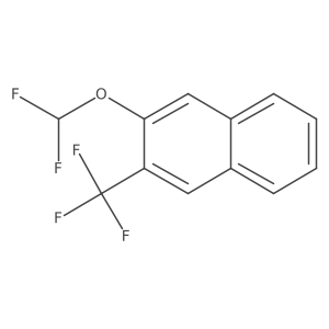 2-(Difluoromethoxy)-3-(trifluoromethyl)naphthalene Structure