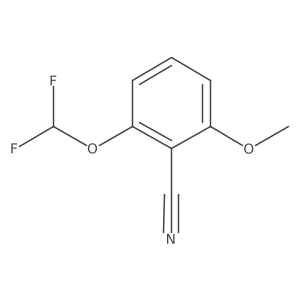 2-(difluoromethoxy)-6-methoxy-benzonitrile结构式