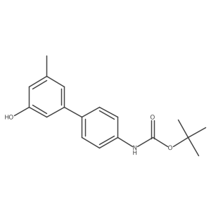 5-(4-Boc-aminophenyl)-3-methylphenol结构式