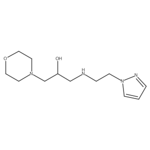 1-((2-(1h-Pyrazol-1-yl)ethyl)amino)-3-morpholinopropan-2-ol Structure