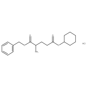 H-Glu(OcHex)-OBzl.HCl Structure