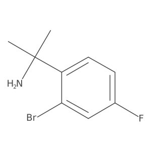 1-(2-Bromo-4-fluoro-phenyl)-1-methyl-ethylamine结构式