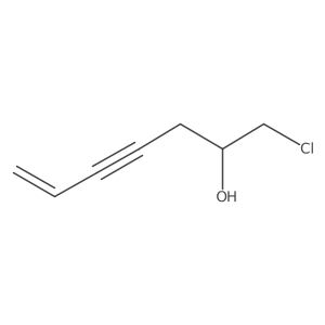 6-Hepten-4-yn-2-ol, 1-chloro- Structure