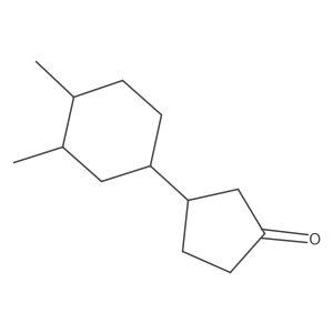 Cyclopentanone, 3-(3,4-dimethylcyclohexyl)- Structure