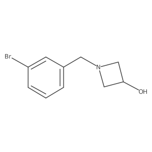 1-[(3-Bromophenyl)methyl]azetidin-3-ol Structure
