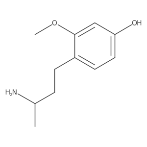 4-[(3R)-3-aminobutyl]-3-methoxyphenol结构式