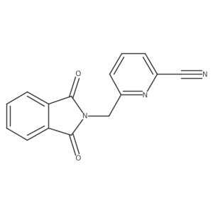6-Phthalimidomethyl-2-pyridinecarbonitrile Structure