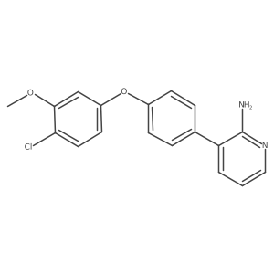 3-(4-(4-Chloro-3-methoxyphenoxy)phenyl)pyridin-2-amine Structure