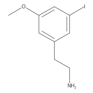 2-(3-Iodo-5-methoxyphenyl)ethanamine结构式