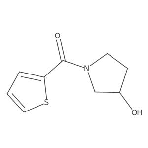 (S)-(3-hydroxypyrrolidin-1-yl)(thiophen-2-yl)methanone结构式