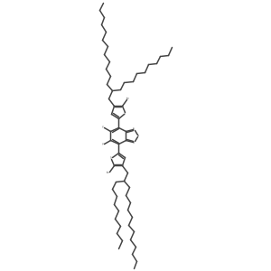 4,7-Bis(5-bromo-4-(2-decyltetradecyl)thiophen-2-yl)-5,6-difluorobenzo[c][1,2,5]thiadiazole Structure