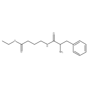 Ethyl 4-(2-amino-3-phenylpropanamido)butanoate Structure