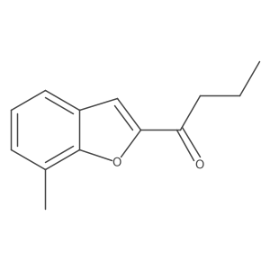 1-(7-Methyl-1-benzofuran-2-yl)butan-1-one Structure