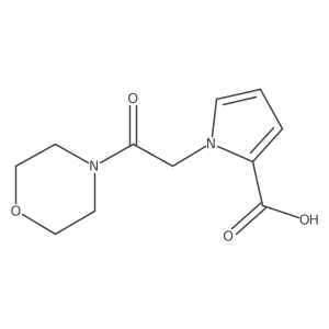 1-[2-(morpholin-4-yl)-2-oxoethyl]-1H-pyrrole-2-carboxylic acid Structure