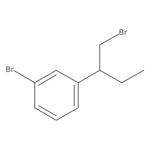 1-Bromo-3-(1-bromobutan-2-yl)benzene结构式