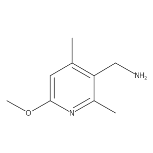 (6-Methoxy-2,4-dimethylpyridin-3-yl)methanamine结构式