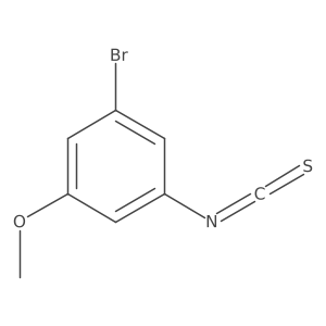 3-Bromo-5-methoxyphenyl Isothiocyanate结构式