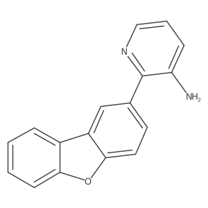 2-(2-Dibenzofuranyl)-3-pyridinamine Structure