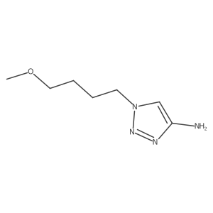 1-(4-methoxybutyl)-1H-1,2,3-triazol-4-amine结构式