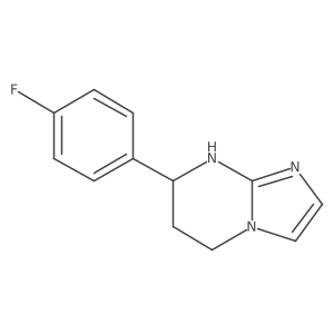 7-(4-fluorophenyl)-5H,6H,7H,8H-imidazo[1,2-a]pyrimidine Structure