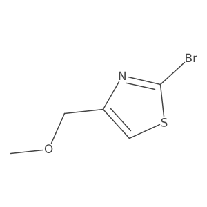 2-Bromo-4-(methoxymethyl)-1,3-thiazole Structure