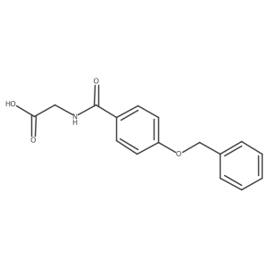 {[4-(Benzyloxy)phenyl]formamido}acetic acid结构式