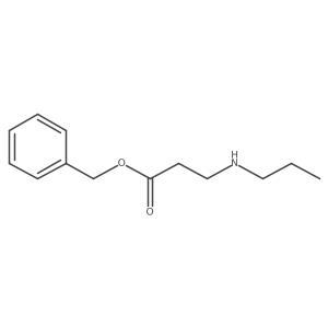 N-Propyl-I(2)-alanine phenylmethyl ester Structure