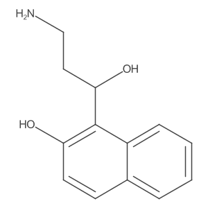 1-(3-Amino-1-hydroxypropyl)naphthalen-2-ol Structure