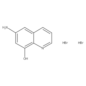6-Aminoquinolin-8-ol dihydrobromide结构式