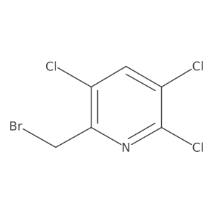 2-(Bromomethyl)-3,5,6-trichloropyridine结构式
