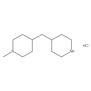 1-Methyl-4-(piperidin-4-ylmethyl)piperidine hydrochloride结构式