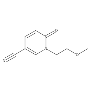 1-(2-Methoxyethyl)-6-oxo-1,6-dihydropyridine-3-carbonitrile Structure