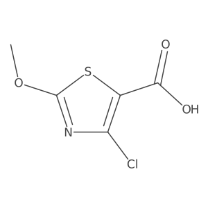4-Chloro-2-methoxy-1,3-thiazole-5-carboxylic acid结构式