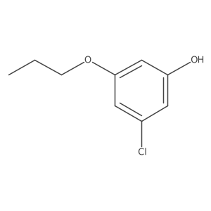 3-Chloro-5-propoxyphenol Structure
