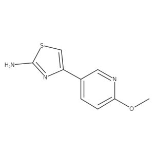 4-(6-Methoxypyridin-3-yl)-1,3-thiazol-2-amine Structure