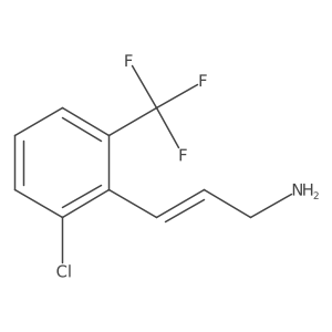 3-[2-Chloro-6-(trifluoromethyl)phenyl]prop-2-en-1-amine Structure