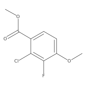 Methyl 2-chloro-3-fluoro-4-methoxybenzoate Structure