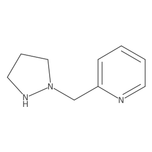 2-[(Pyrazolidin-1-yl)methyl]pyridine结构式