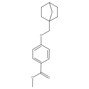 Methyl 4-(7-oxabicyclo[2.2.1]heptan-1-ylmethoxy)benzoate Structure