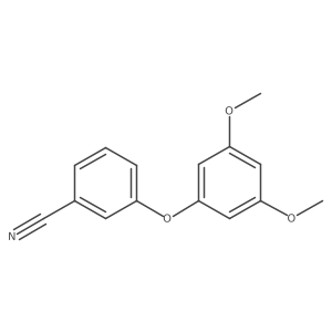 3-(3,5-Dimethoxyphenoxy)benzonitrile Structure